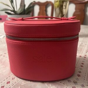 Saie Vibrant Pink Cosmetic Case